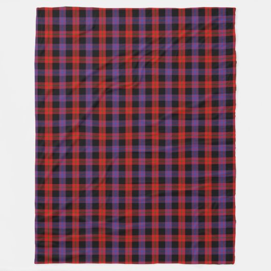 Clan Brown Tartan Fleecedecke (Vorderseite)
