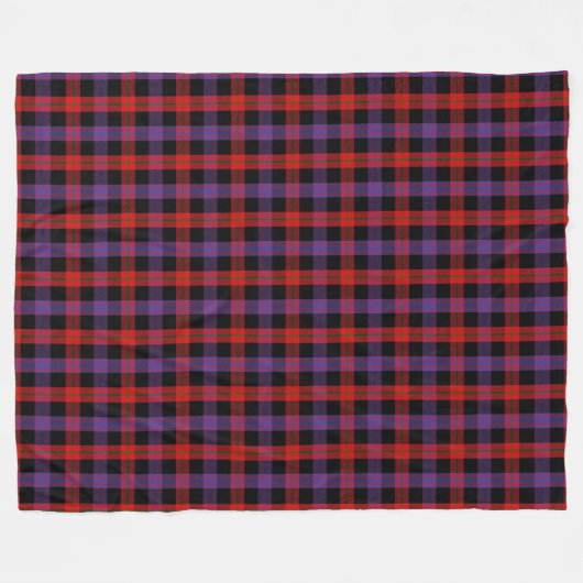 Clan Brown Tartan Fleecedecke (Vorderseite (Horizontal))