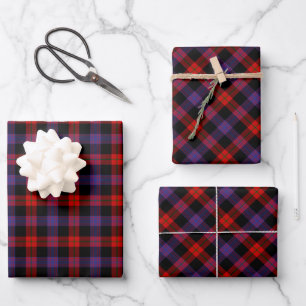 Clan Brown Tartan Geschenkpapier Set