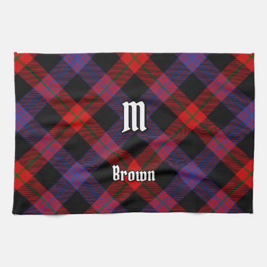 Clan Brown Tartan Geschirrtuch (Horizontal)