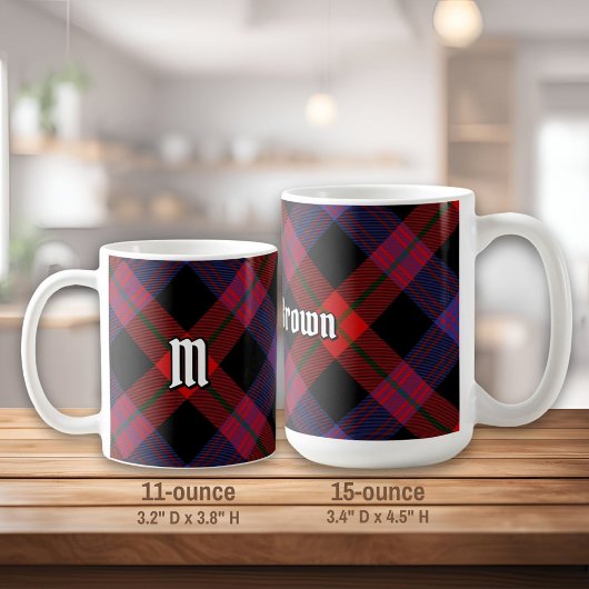 Clan Brown Tartan Kaffeetasse