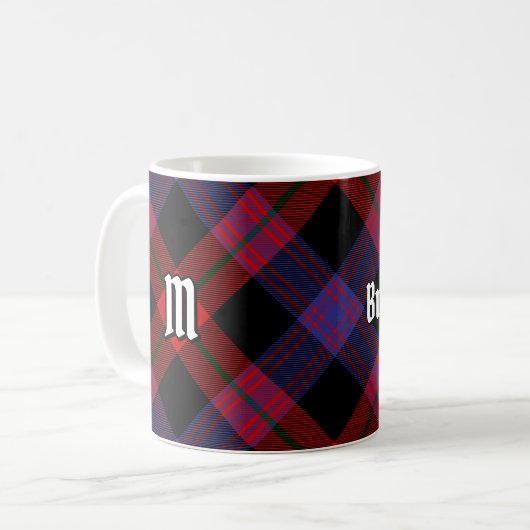Clan Brown Tartan Kaffeetasse (Vorderseite Links)