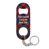 Clan Brown Tartan Mini Flaschenöffner (Rückseite)