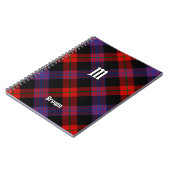 Clan Brown Tartan Notizblock (Linke Seite)