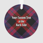 Clan Brown Tartan Ornament (Rückseite)