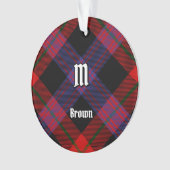 Clan Brown Tartan Ornament (Vorderseite)