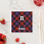 Clan Brown Tartan Serviette (Beispiel)