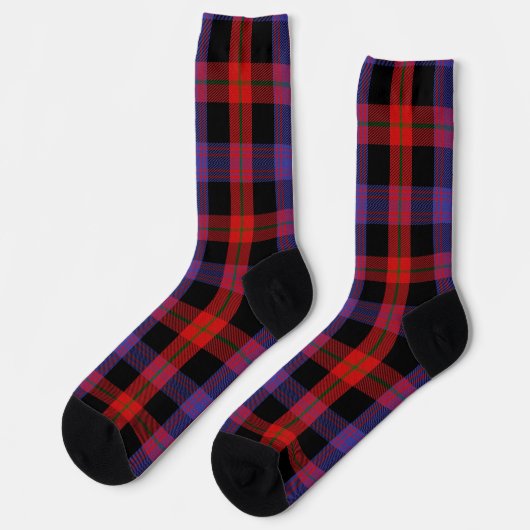 Clan Brown Tartan Socken (Linkes Detail)