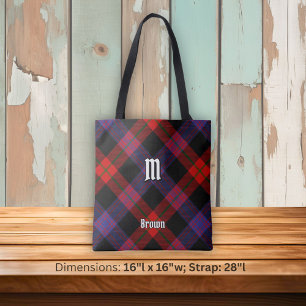 Clan Brown Tartan Tasche