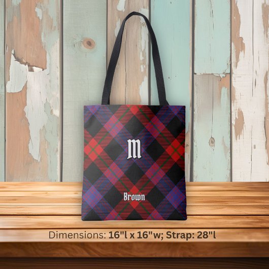 Clan Brown Tartan Tasche