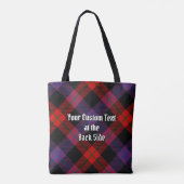Clan Brown Tartan Tasche (Rückseite)