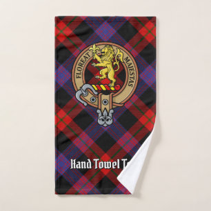 Clan Brown über Tartan Badhandtuch Set