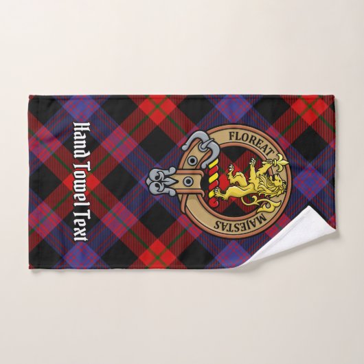 Clan Brown über Tartan Badhandtuch Set (Handtuch)