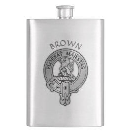 Clan Brown Wappen Flachmann