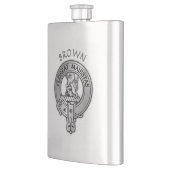 Clan Brown Wappen Flachmann (Links)