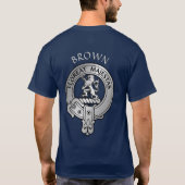 Clan Brown Wappen T-Shirt (Rückseite)