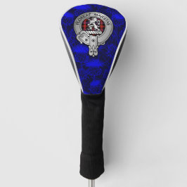 Clan Brown Wappen & Tartan auf Thistle Golf Headcover