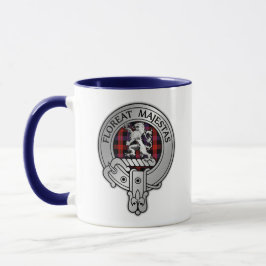 Clan Brown Wappen & Tartan Tasse