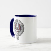 Clan Brown Wappen & Tartan Tasse (Vorderseite Links)