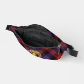 Clan Brown-Wappen über Tartan Bauchtasche (Offen)