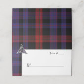 Clan Brown Wedding Platzkarte (Außenseite Aufgefaltet)