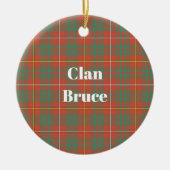 Clan Bruce Ancient Tartan Keramik Ornament (Vorne)