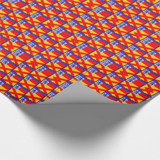 Clan Bruce Coat of Arms Pattern Geschenkpapier (Ecke)