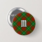 Clan Bruce Hunting Tartan Button (Vorne & Hinten)