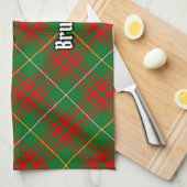 Clan Bruce Hunting Tartan Geschirrtuch (Viertel Falte)