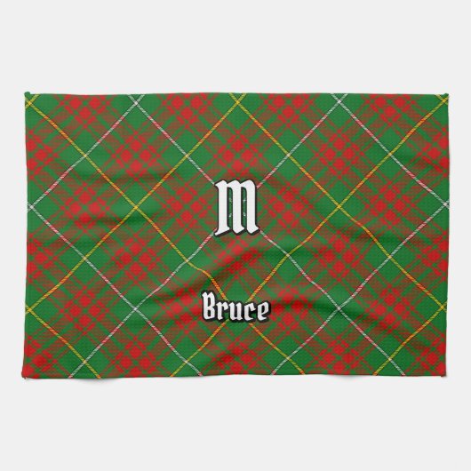 Clan Bruce Hunting Tartan Geschirrtuch (Horizontal)
