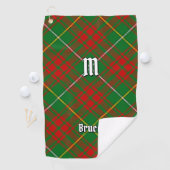 Clan Bruce Hunting Tartan Golfhandtuch (Insitu)