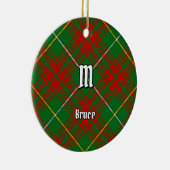 Clan Bruce Hunting Tartan Keramik Ornament (Rechts)