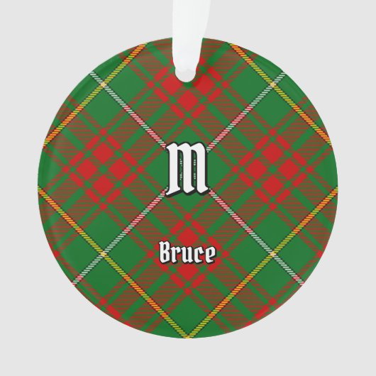 Clan Bruce Hunting Tartan Ornament (Vorderseite)
