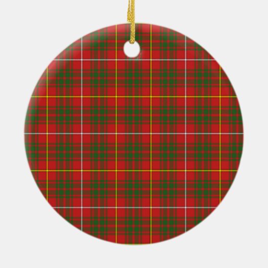 Clan Bruce Modern Tartan Keramik Ornament (Hinten)