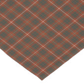 Clan Bruce Red und Brown Reproduction Tartan Kurzer Tischläufer (Ecke)