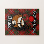 Clan Bruce Scottish Proud Tartan Puzzle (Horizontal)