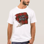 Clan Bruce Scottish Tartan Paint Shirt (Vorderseite)