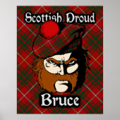Clan Bruce Scottish Tartan Poster (Vorne)