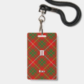 Clan Bruce Tartan Ausweis (Vorderseite mit Lanyard)