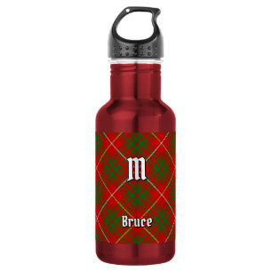 Clan Bruce Tartan Edelstahlflasche