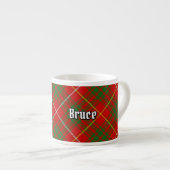 Clan Bruce Tartan Espressotasse (Vorderseite Rechts)