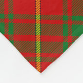 Clan Bruce Tartan Fleecedecke (Ecke)