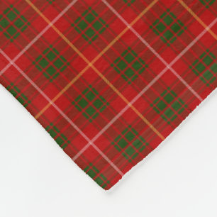 Clan Bruce Tartan Fleecedecke
