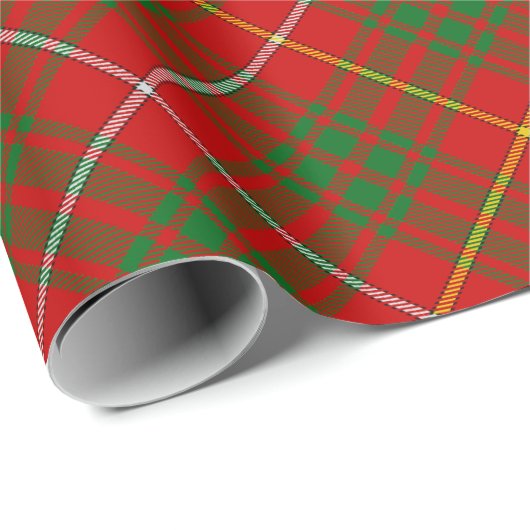 Clan Bruce Tartan Geschenkpapier (Rolleneckpunkt)
