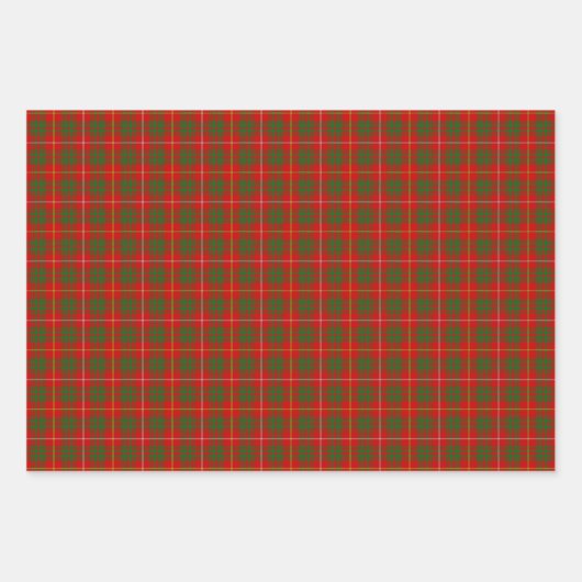 Clan Bruce Tartan Geschenkpapier Set (Vorderseite)