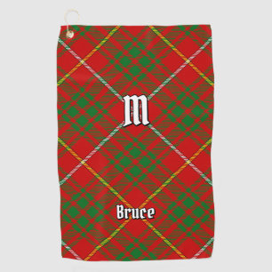Clan Bruce Tartan Golfhandtuch