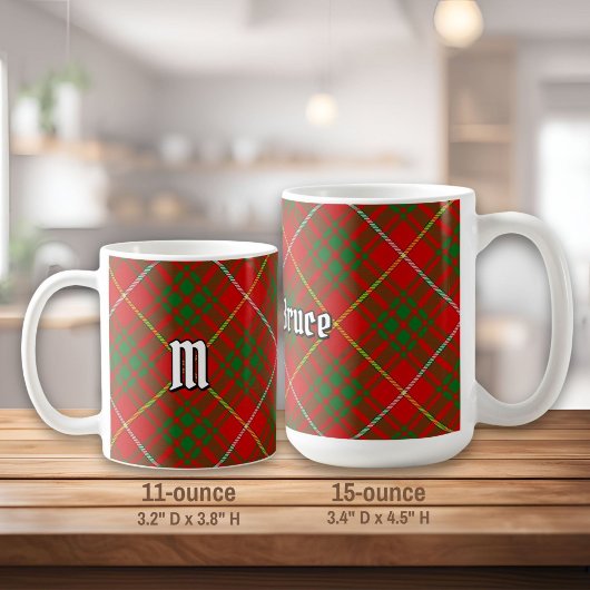 Clan Bruce Tartan Kaffeetasse