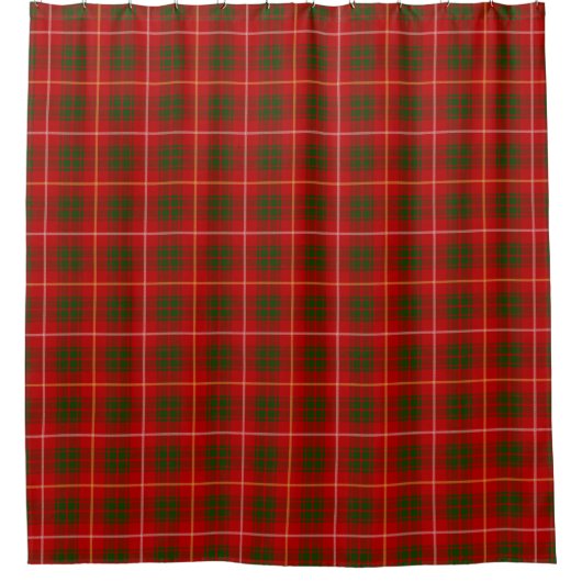 Clan Bruce Tartan Kariert Duschvorhang (Vorderseite)