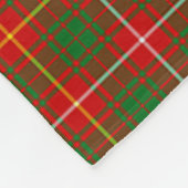 Clan Bruce Tartan Kariert Fleecedecke (Ecke)