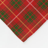Clan Bruce Tartan Kariert Fleecedecke (Ecke)